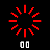 1TTMM_BlackWR Amazfit BIP watchface