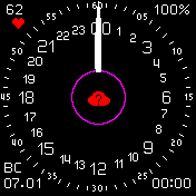 24clock_AS_02_00 Amazfit BIP watchface