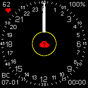 24clock_AS_02_zero Amazfit BIP watchface