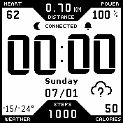 250MOD Amazfit BIP watchface