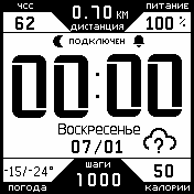 250MOD_final_rus Amazfit BIP watchface
