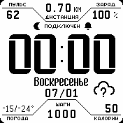 250MOD_rus Amazfit BIP watchface