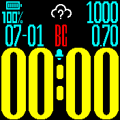 3dman_big_size Amazfit BIP watchface