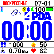 4PDA_watchface_inv Amazfit BIP watchface