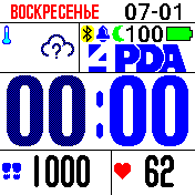 4PDA_watchface_inv_bigfoot_darkhours_nocal Amazfit BIP watchface