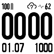 542_date Amazfit BIP watchface