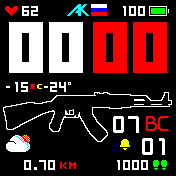 AK Amazfit BIP watchface