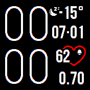ASport Amazfit BIP watchface