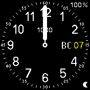 AW_Utility_Yellow_v1_OW Amazfit BIP watchface