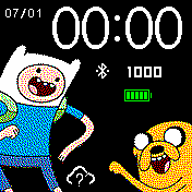 Adventure_Friends_v1_3 Amazfit BIP watchface