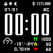 Aik_v_1_2 Amazfit BIP watchface