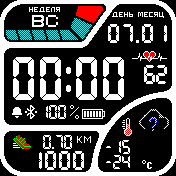 Alex_digit_dark Amazfit BIP watchface