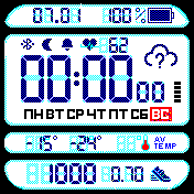 All_digital_info Amazfit BIP watchface
