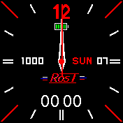 AnalogBlack Amazfit BIP watchface