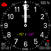 AnalogF_AS(W)05 Amazfit BIP watchface