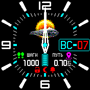 Analog_STRATOSDX_Weather Amazfit BIP watchface