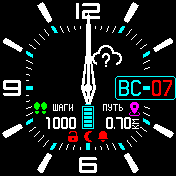 Analog_Stratos_v3 Amazfit BIP watchface