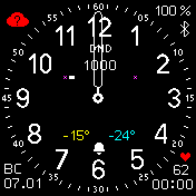 Analog_Verso Amazfit BIP watchface