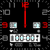 Analog_isp_6_RU_pulse Amazfit BIP watchface