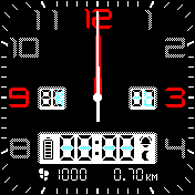 Analog_isp_6_RU_second Amazfit BIP watchface