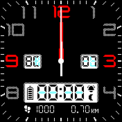 Analog_isp_6_RU_second Amazfit BIP watchface