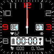 Analog_isp_6_RU_second_pulse Amazfit BIP watchface