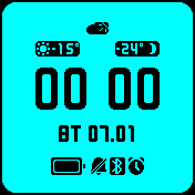 And2Ex_lite_black_on_light-blue Amazfit BIP watchface