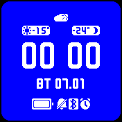 And2Ex_lite_white_on_dark-blue Amazfit BIP watchface