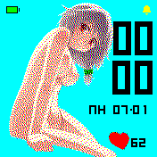Anime Amazfit BIP watchface