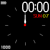 AppleLike_No_sec_Temp Amazfit BIP watchface