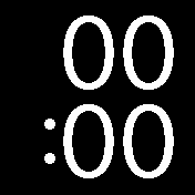 Apple_Big_white Amazfit BIP watchface