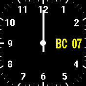 Apple_Square_oLovo_Yellow_Short Amazfit BIP watchface