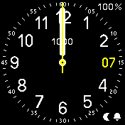 Apple_Utility_Yellow_OW Amazfit BIP watchface