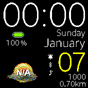 Apple_v2_eng Amazfit BIP watchface