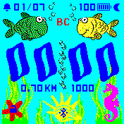 AquaFace Amazfit BIP watchface