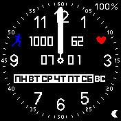 BAW Amazfit BIP watchface
