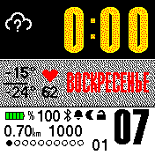 BGW Amazfit BIP watchface