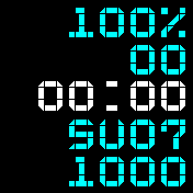 BTCLWEDAST_EN_curr Amazfit BIP watchface