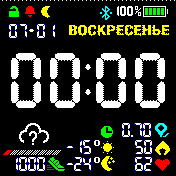 BW_1 Amazfit BIP watchface
