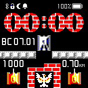 BattleCity Amazfit BIP watchface