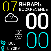 Big1 Amazfit BIP watchface