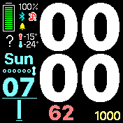 Big_Digest_EN Amazfit BIP watchface