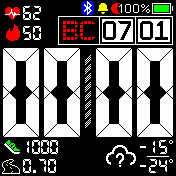 Big_digital Amazfit BIP watchface