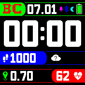 Big_full_collor Amazfit BIP watchface