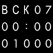 Black Amazfit BIP watchface