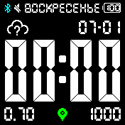 Black_edition Amazfit BIP watchface