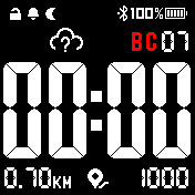 Blackmetatroneditionver3 Amazfit BIP watchface