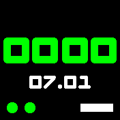 BladeRunner_2049_green Amazfit BIP watchface