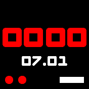 BladeRunner_2049_red Amazfit BIP watchface