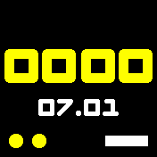 BladeRunner_2049_yellow Amazfit BIP watchface
